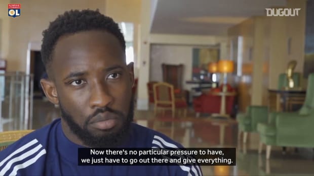 Moussa Dembele's reaction before to play Bayern Munich in Champions League semi-finals